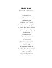UC Hymn .